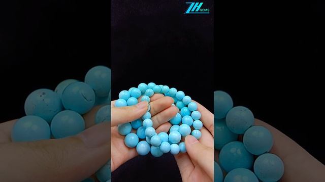 Natural turquoise beads bracelet Genuine Natural Gemstone Bracelet 20240216-01-08