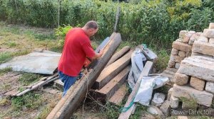 распил шпалы электропилой ТЕХАС