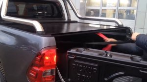 Крышка ROLL с дугой и ящики поворотные в кузов для Toyota Hilux, Mitsubishi L200, VW Amarok