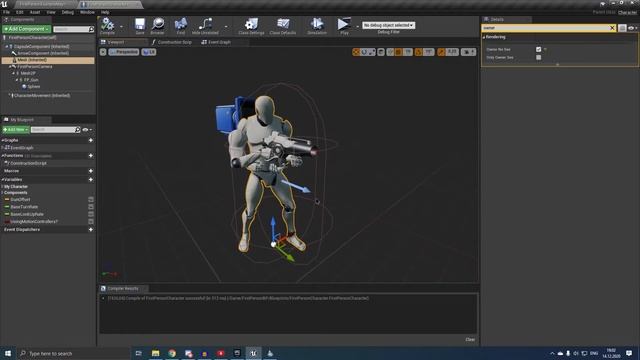 Найстройка персонажа для онлайн игры - Создание Battle Royale (PUBG) в Unreal Engine #2 смотреть онлайн