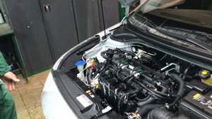 Установка метанового гбо Hyundai Solaris.
