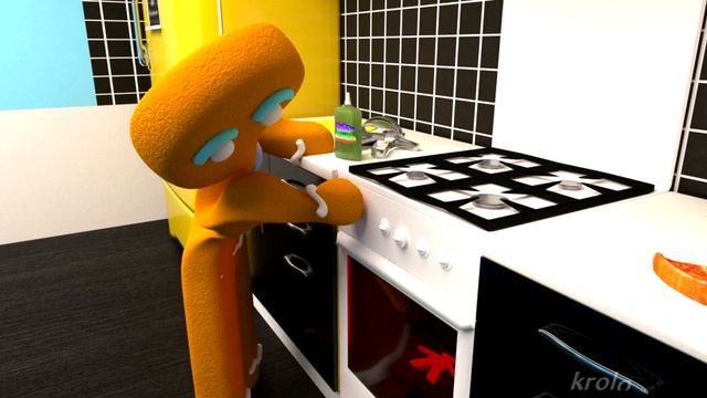 Пряня готовит пряню. 3D-Анимация