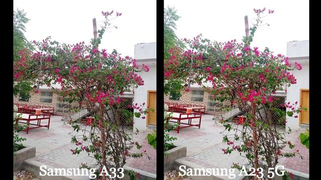 Samsung Galaxy A23 5G VS Samsung Galaxy A33 Camera Test Comparison смотреть онлайн
