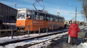 Ост. Школа - Трамвай #5 (286) Оранжево-белый