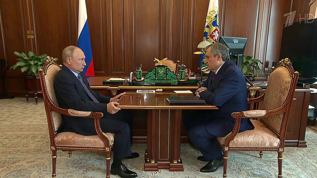 Владимир Путин встретился с главой "РусГидро" Николаем Шульгиновым