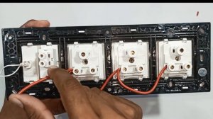 3 socket 1 switch 1 indicator connection wiring | extension board kaise banaye @ElectricalYogi