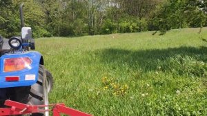 Налаштування косилки мінітрактор. Настройка косилки