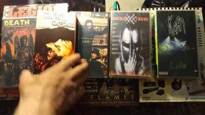 my collection videocassettes rock musik (моя коллекция видеокассет)