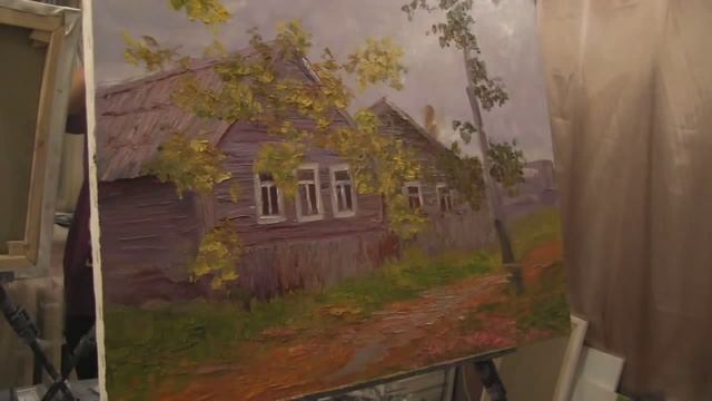 Видеоурок Сахарова "Как научиться рисовать природу" живопись для начинающих, уроки рисования