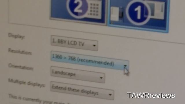 Computer to tv via HDMI Tutorial- Windows 7 смотреть онлайн
