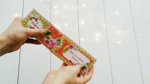 Интерактивная открытка с выпрыгивающим кубиком