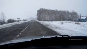 Chery Tiggo на зимней дороге