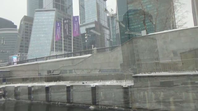 Зимний речной трамвай в Москве. Новый вид общественного транспорта.
