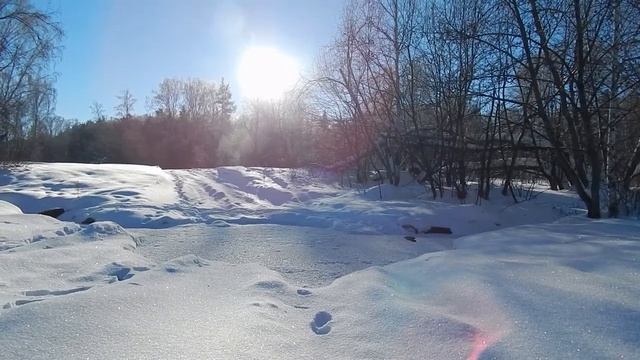 Не замерзающий родник замерз в этом году по чему то
