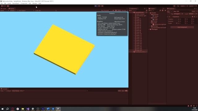 Динамическая оптимизация в UNITY! GPU instancing смотреть онлайн