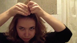 Вечерняя прическа без челки