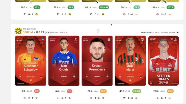 5. Platz in CAP270 + 6 Rewards OPENING (STAR Limited & RARE T2) | SORARE (deutsch) | scoreadvise смотреть онлайн