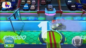Cars: Fast as Lightning NEON RACING! Komodo 3/6 vs Raoul, McQueen