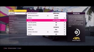 Forza Horizon 5 AFK Auto Goliath XP credits farm method
