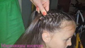 Детская прическа|beautiful hairstyles - How to braid child to school? Как заплести ребенка в школу?