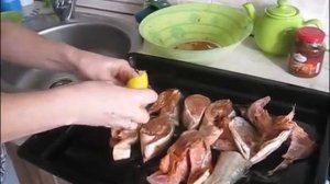 Горбуша, приготовленная в духовке