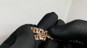 Легендарная цепочка бисмарк. 60 грамм. Красное золото