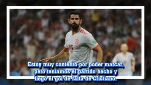 Diego Costa: “Merecimos ganar”