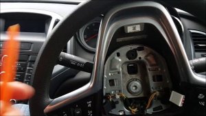Как снять руль на Astra J 2012, с последующей заменой.