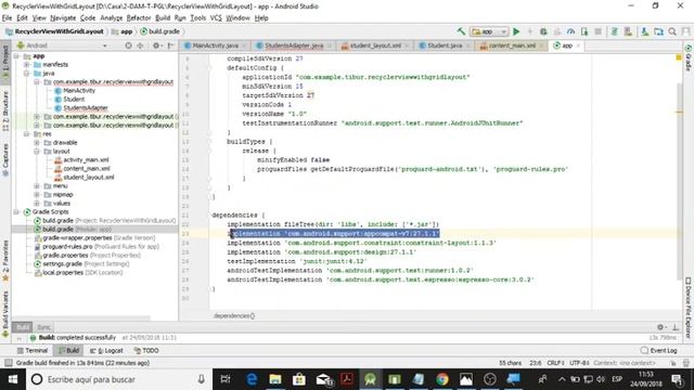 RecyclerView con GridLayout смотреть онлайн