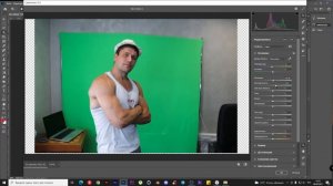 как убрать зеленый фон в фотошопе в 2021! Убираем фон в photoshop