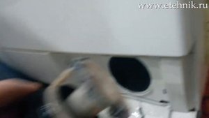 Проверка работы сливного насоса стиральной машины