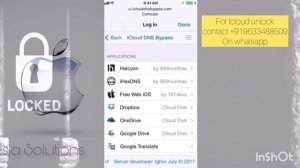 iCloud unlock by dns bypass