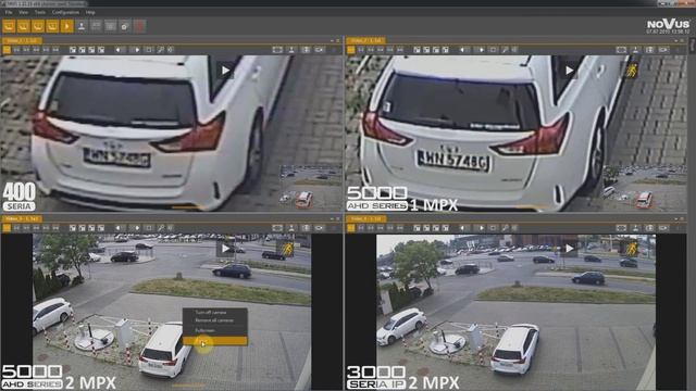 Сравнение камер Аналог, AHD и IP (ЗУМ, ДЕНЬ)