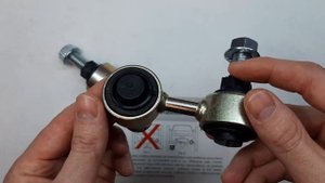 Усиленные задние стойки стабилизатора Nissan Pathfinder R51 (на сайлентблоках)