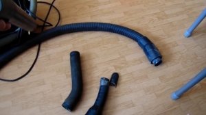 Пылесос Ровента. Ремонт шланга автомобильным патрубком