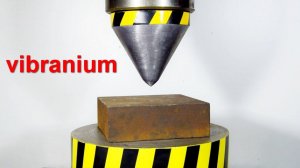 HYDRAULIC PRESS SHARP VS HARDEST METAL, VIBRANIUM