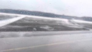 ЯК-40. Взлет из Внуково.