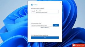 Windows 11 - How to Set up Outlook 2019 or Outlook 2016 on Windows 11 | How to Set Up Outlook.com