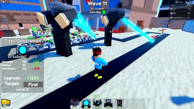 [?EP 57 PART 1] Şehrimizi skibidi Tuvaletlerden Korumaya Çalıştık ? Roblox Toilet Tower Defense смотреть онлайн