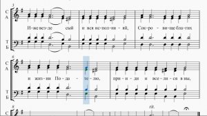 Царю Небесный ― 6 глас (сокращенного киевского распева)