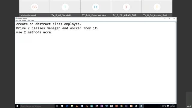 Abstract class, Methods in Java by Sharvali Sarnaik смотреть онлайн