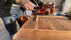 Restoration of an Antique Gramophone cabinet plus DIY scroll saw