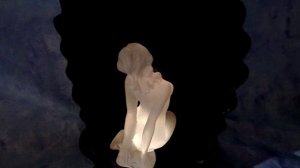 Nude Naked Lady Topless from the 1920's Statue Light