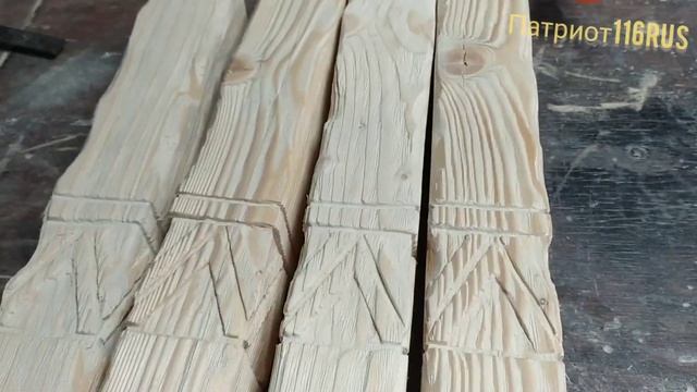 Табурет брутальный из поддонов, первый вариант