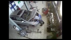 NISSAN MURANO SL Замена заднего сальника коленвала