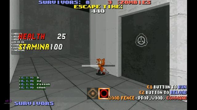 SRB2 - Zombie Escape Server - Online Multiplayer - Sonic Robo Blast 2