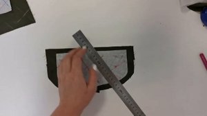 Шью накладные карманы с клапаном. Выкройка, стёжка.