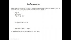 Prefix Sum Algorithm part 1