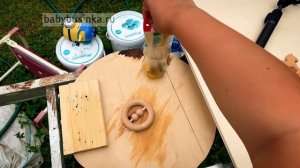 Мастер-класс Покрытие деревянной игрушки льняным маслом