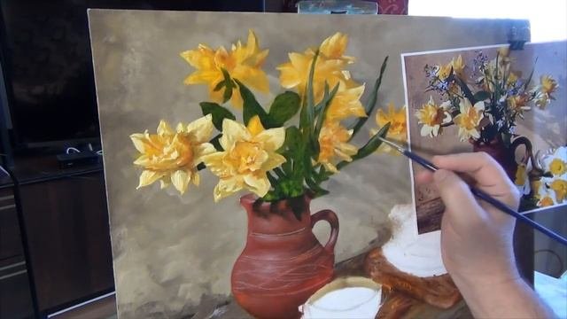 КАК НАПИСАТЬ НАТЮРМОРТ этапы написания картины HOW TO WRITE A STILL LIFE